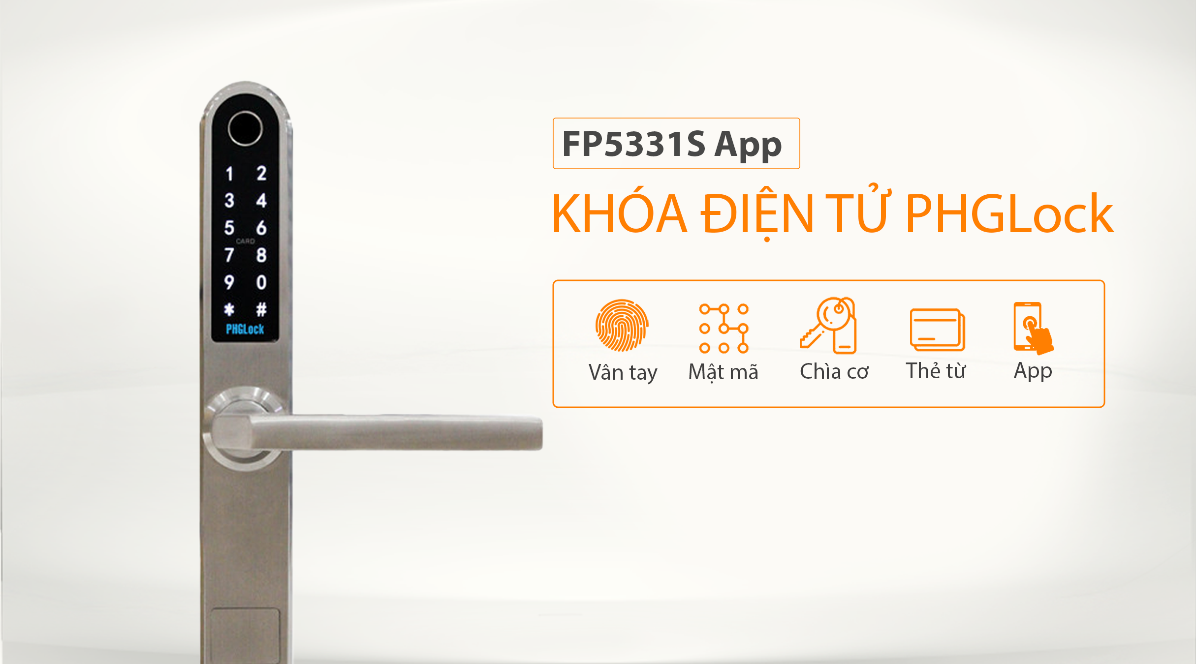 Phương thức mở khóa linh hoạt, thông minh