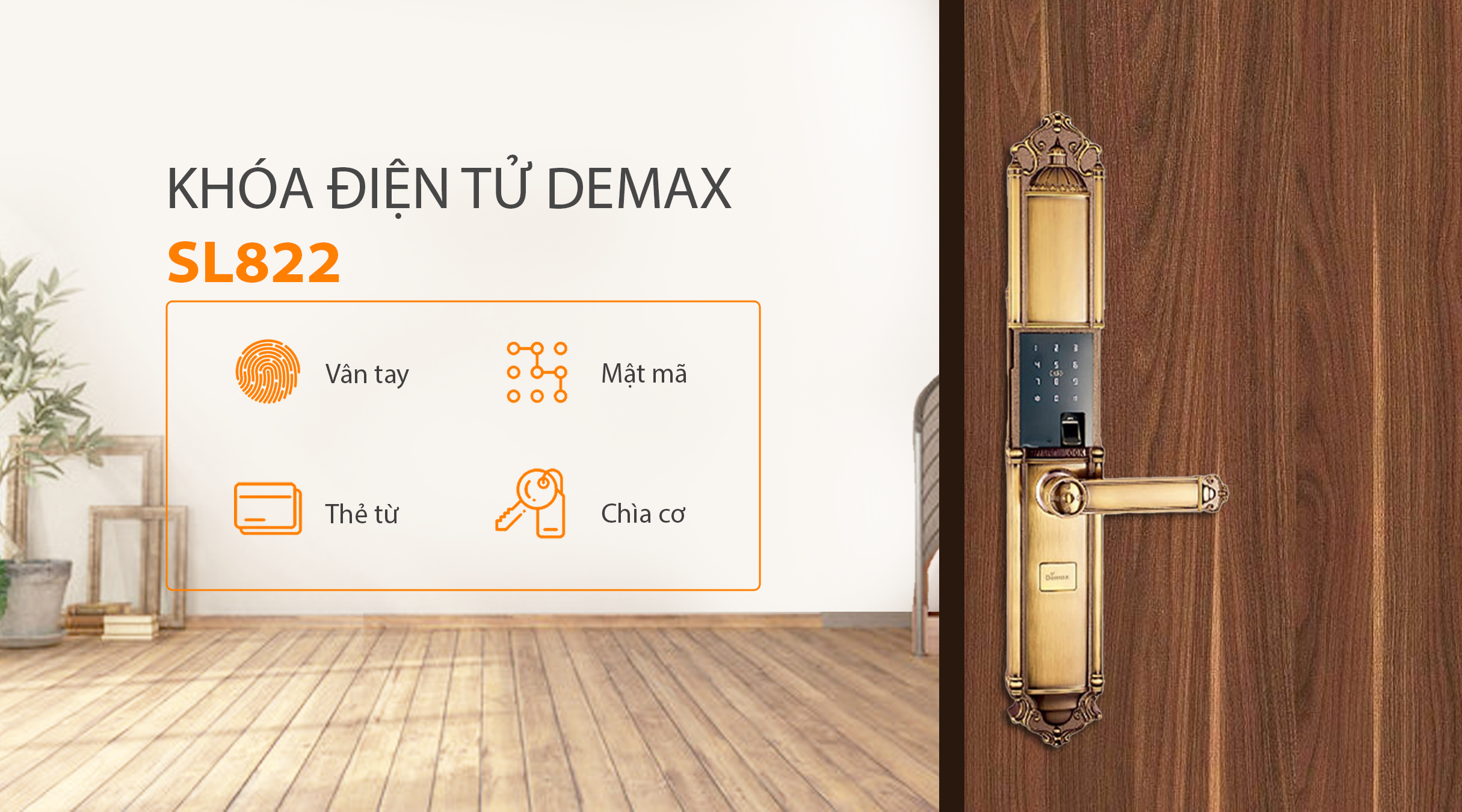 Cách thức mở khóa của Demax EL822 Gold