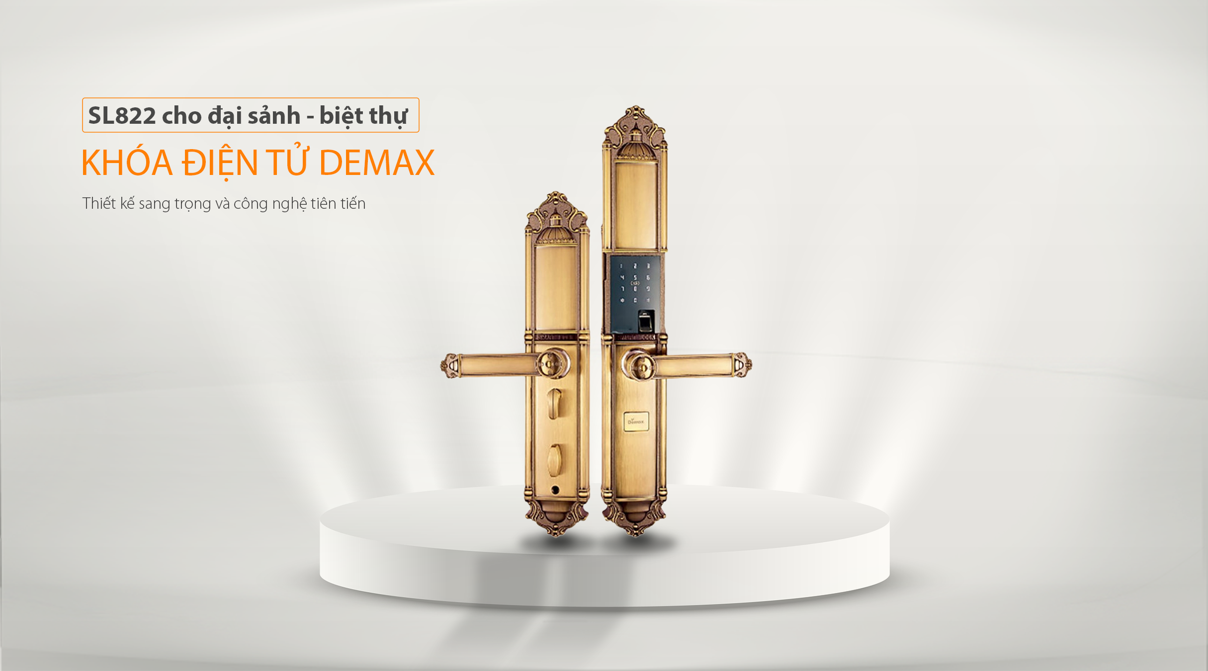 Tính năng nổi bật của khóa điện tử Demax EL822 Gold
