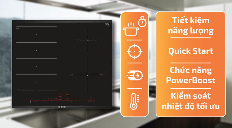 Chức năng của Bosch HMH.PXE675DC1E - Series 8