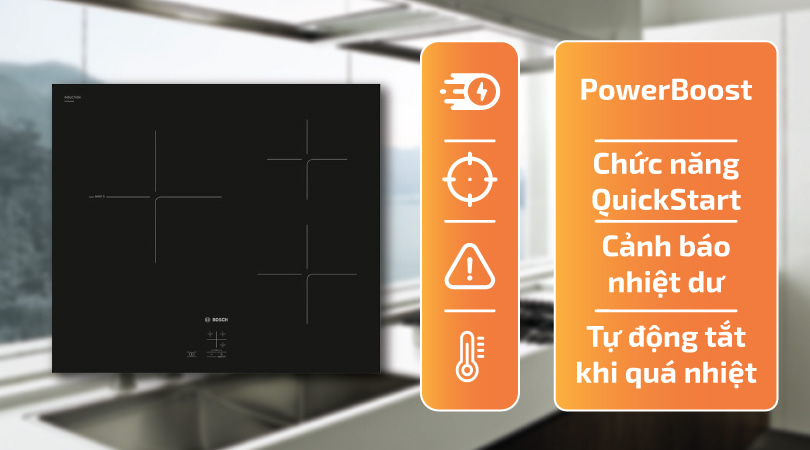 Chức năng của BOSCH PUC61KAA5E TGB