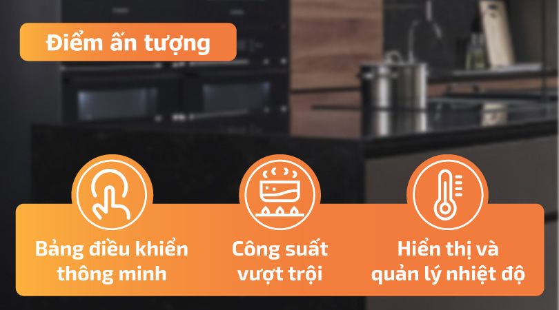 Điểm ấn tượng của bếp từ BOSCH PUJ61RBB5E TGB