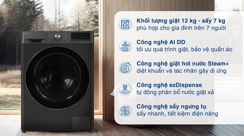có nên mua máy giặt sấy​