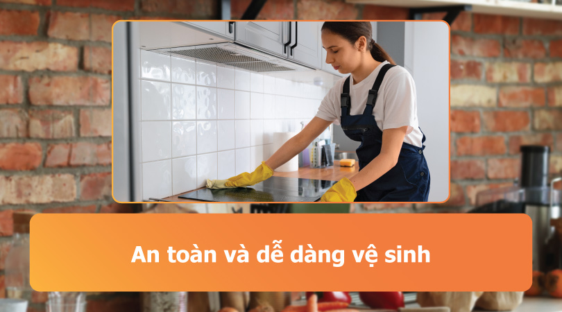 Bếp điện bếp từ Canzy - An toàn và dễ vệ sinh