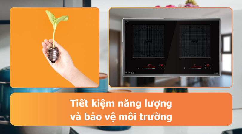 Bếp điện bếp từ Eurosun - Tiết kiệm năng lượng