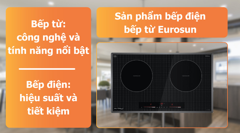 Bếp điện bếp từ Eurosun - Bếp điện và bếp từ