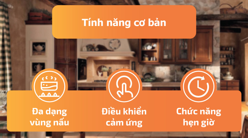 Bếp điện bếp từ Teka - Tính năng cơ bản
