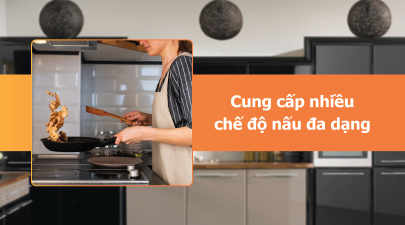 Bếp điện chế độ nấu đa dạng - Thiên Kim Home