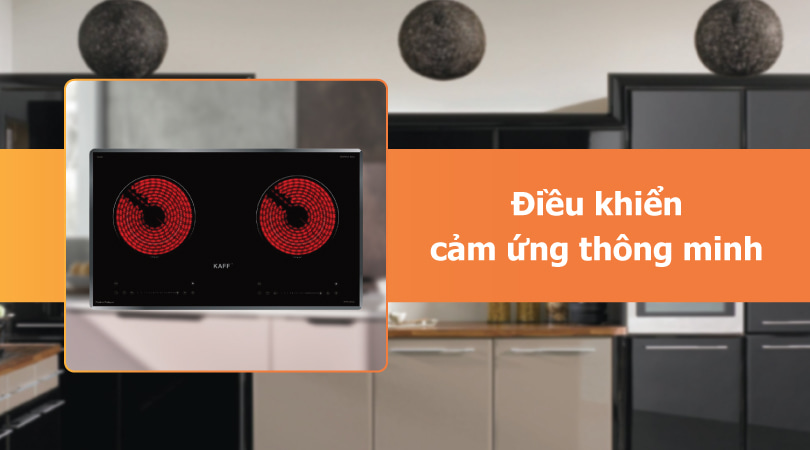 Bếp hồng ngoại đôi điều khiển cảm ứng thông minh - Thiên Kim Home