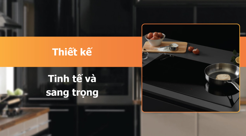 Bếp từ đôi thiết kế tinh tế và sang trọng - Thiên Kim Home