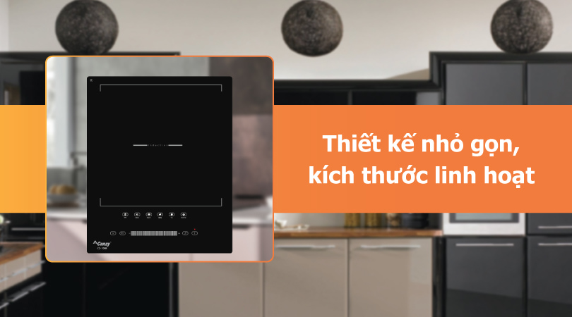 Bếp từ đơn thiết kế nhỏ gọn - Thiên Kim Home