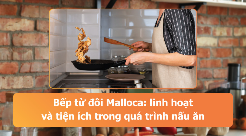 Bếp điện bếp từ Malloca linh hoạt và tiện ích - Thiên Kim Home