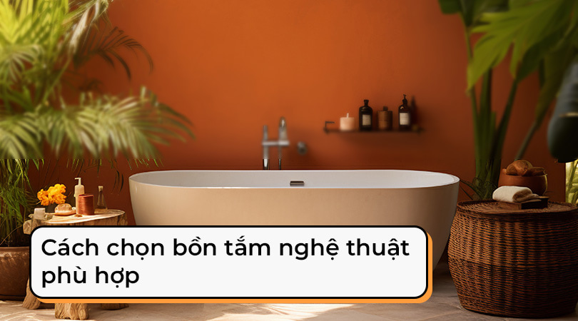 Cách chọn bồn tắm nghệ thuật phù hợp - Thiên Kim Home