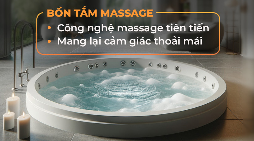 Bồn tắm massage Hafele - Thiên Kim Home