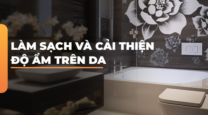 Bồn tắm Toto làm sạch và cải thiện độ ẩm trên da - Thiên Kim Home