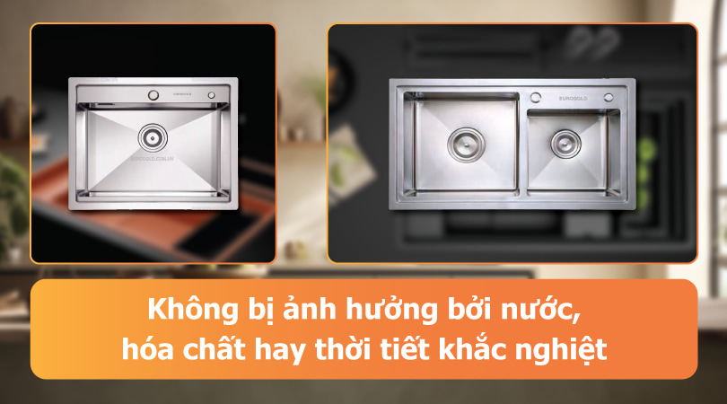 Tính năng đặc biệt của chậu rửa chén Eurogold