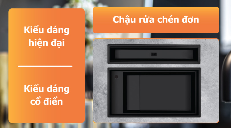 Các loại bồn rửa chén bằng đá hoa cương