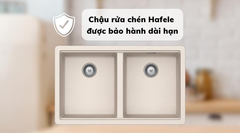 Chậu rửa chén Hafele Được bảo hành dài hạn