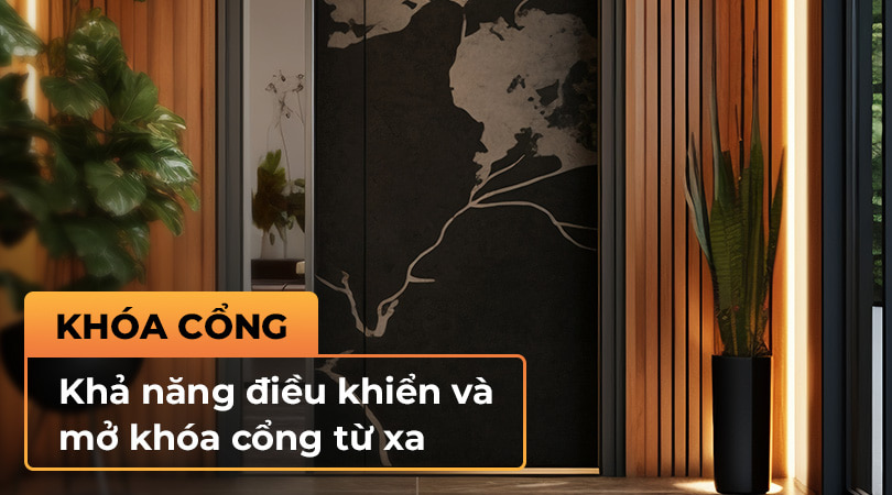 Khóa điện tử Bosch có khả năng điều khiển từ xa