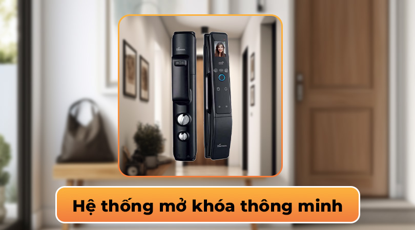 Khóa điện tử Demax hệ thống mở khóa thông minh