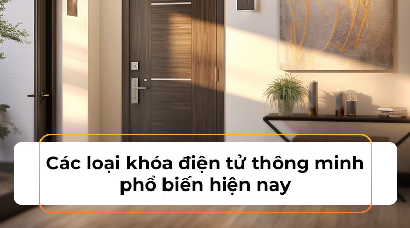Các loại khóa điện tử thông minh phổ biến hiện nay