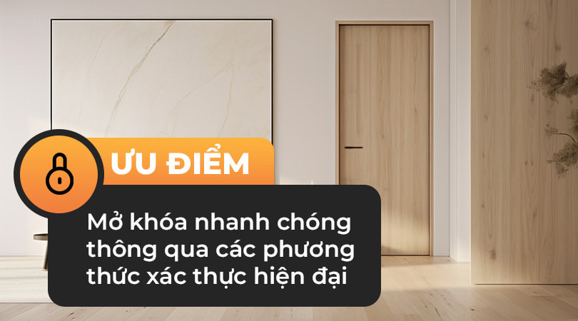Ưu điểm của khóa điện tử