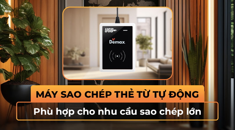 máy sao chép thẻ từ tự động phù hợp cho nhu cầu sao chép lớn