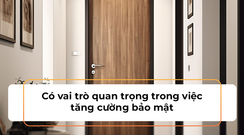 phụ kiện khóa điện tử có vai trò quan trọng trong việc tăng cường bảo mật