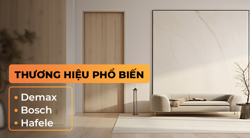 các thương hiệu phụ kiện khóa điện tử phổ biến
