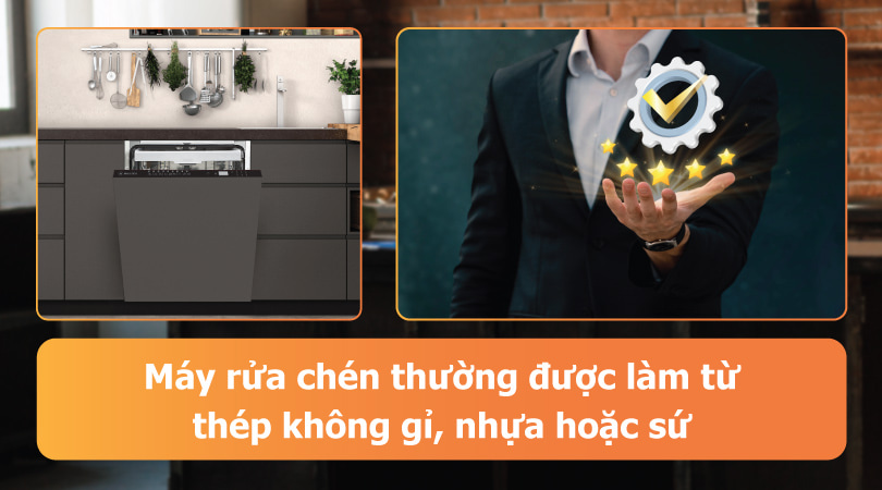Chất liệu máy rửa chén bát - Thiên Kim Home