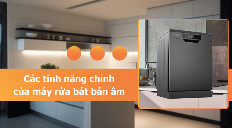 Máy rửa chén bán âm - Thiên Kim Home