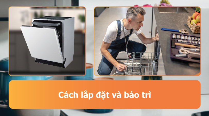 Máy rửa chén bán âm - Thiên Kim Home