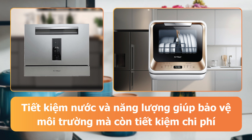 Máy rửa chén Mini tiết kiệm nước và năng lượng - Thiên Kim Home