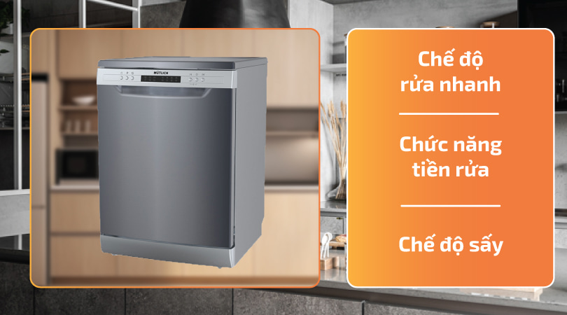 Tính năng của máy rửa chén Mutlich