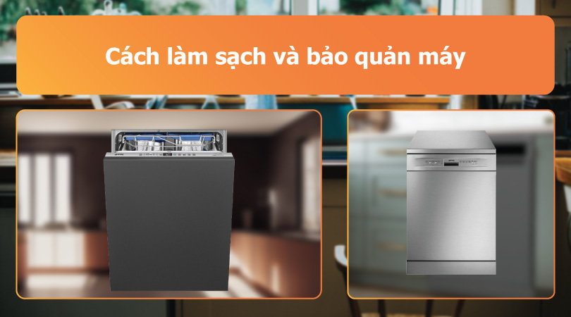 Cách làm sạch và bảo quản Máy rửa chén SMEG - Thiên Kim Home