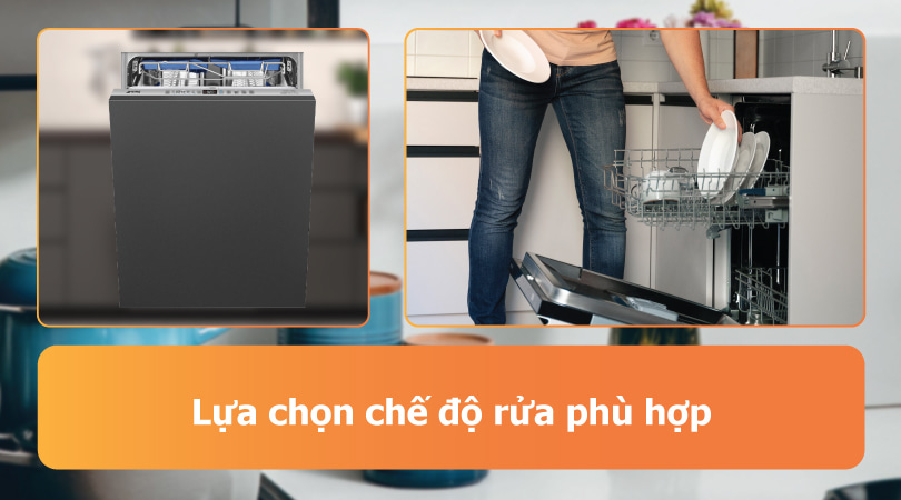 Lựa chọn chế độ rửa phù hợp cho Máy rửa chén SMEG - Thiên Kim Home
