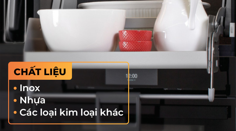 Chất liệu kệ đựng gia vị Hafele