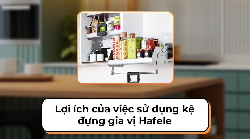 Lợi ích của kệ đựng gia vị Hafele