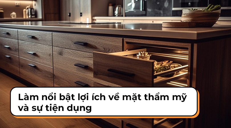 Kệ gia vị Eurogold - Làm nổi bật lợi ích về thẩm mỹ