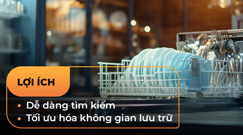 Khay chia tủ bếp - Lợi ích