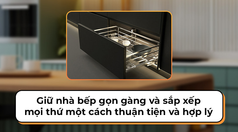 Phụ kiện xoong nồi - Giữ nhà bếp gọn gàng