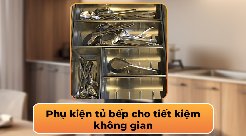 Phụ kiện tủ bếp Grob cho tiết kiệm không gian