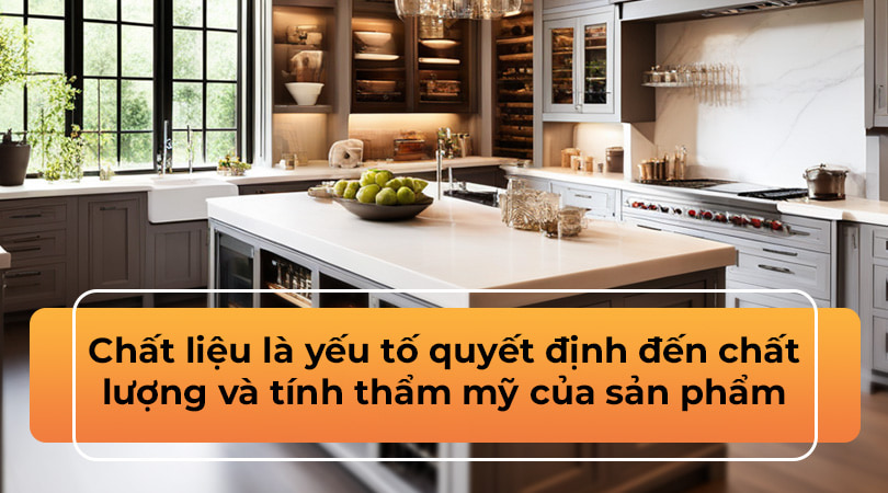 Chất liệu của phụ kiện tủ bếp Higold