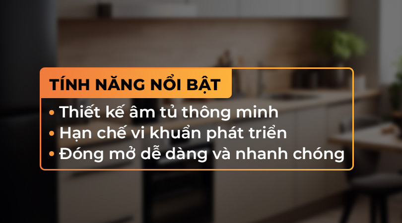 Tủ đồ khô - Tính năng nổi bật