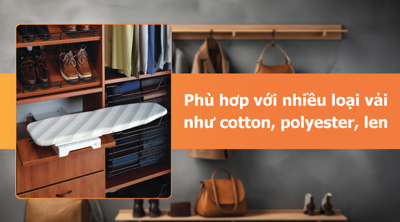 Phù hợp với nhiều loại vải