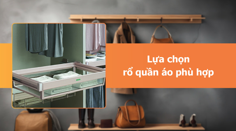 Lựa chọn rổ quần áo phù hợp