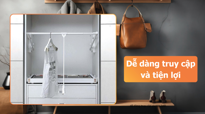 THANH TREO QUẦN ÁO: Dễ dàng tìm kiếm