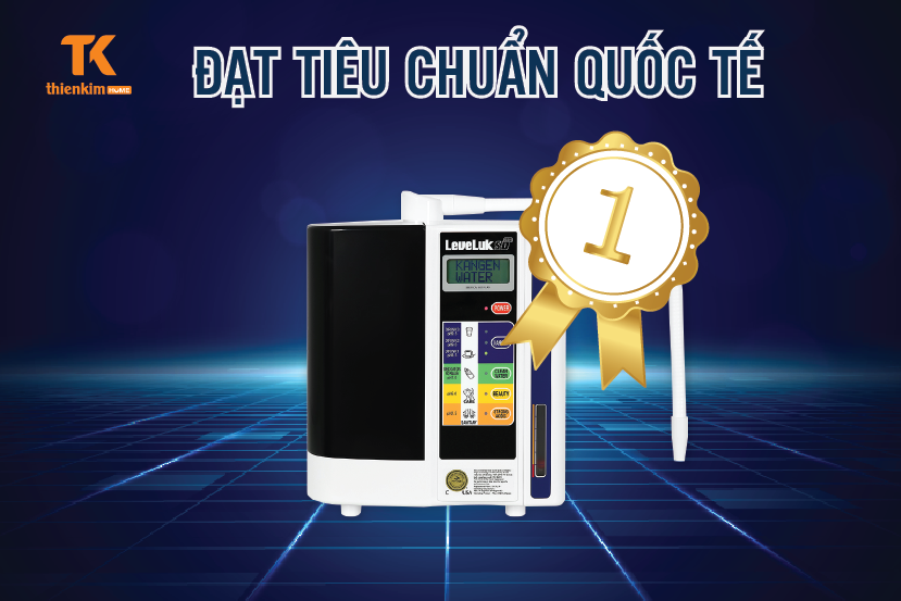 Máy điện giải ion kiềm Kangen LeveLuk SD501 đạt chuẩn quốc tế