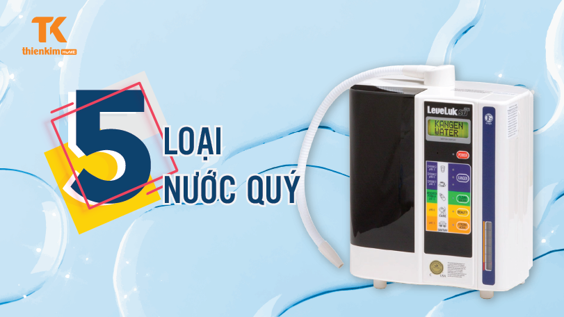 Máy điện giải ion kiềm Kangen LeveLuk SD501 tạo 5 loại nước
