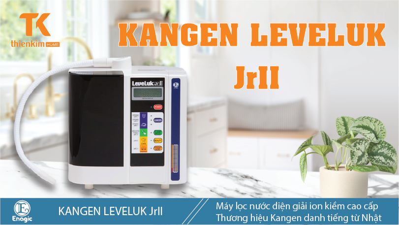 Máy điện giải ion kiềm Kangen LeveLuk JrII lọc nước tốt